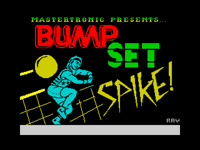 Bump, Set, Spike! — ZX SPECTRUM GAME ИГРА