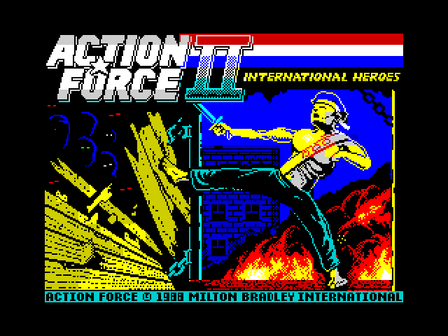 Action Force II — ZX SPECTRUM GAME ИГРА