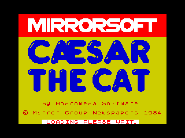 Caesar the Cat — ZX SPECTRUM GAME ИГРА