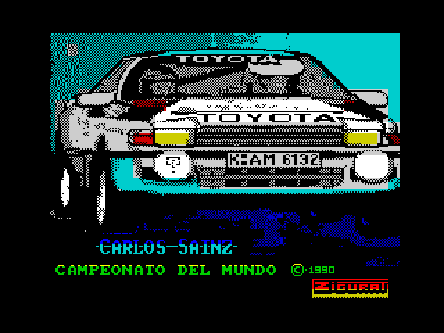 Carlos Sainz — ZX SPECTRUM GAME ИГРА