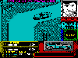 Carlos Sainz — ZX SPECTRUM GAME ИГРА