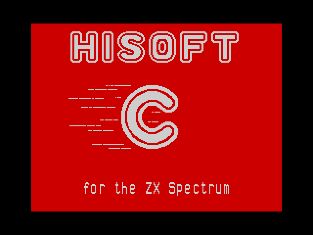 HiSoft C — ZX SPECTRUM GAME ИГРА