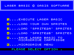 Laser Basic — ZX SPECTRUM GAME