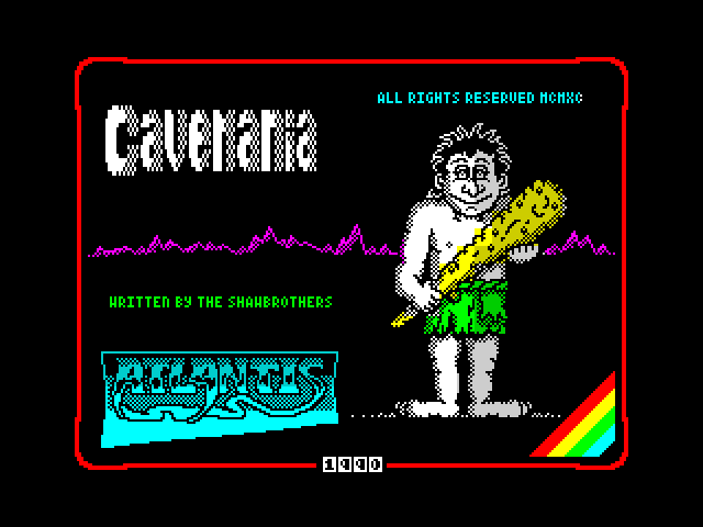 Cavemania — ZX SPECTRUM GAME ИГРА