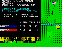 Championship Golf — ZX SPECTRUM GAME ИГРА