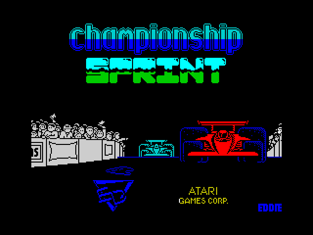 Championship Sprint — ZX SPECTRUM GAME ИГРА