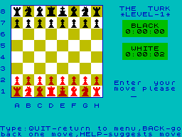 Chess - The Turk — ZX SPECTRUM GAME ИГРА