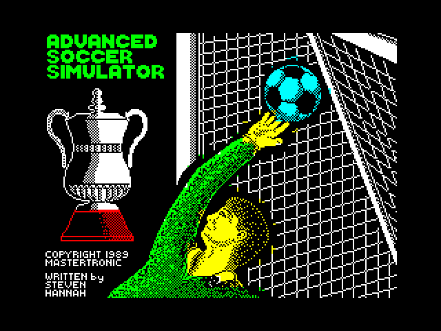 Advanced Soccer Simulator — ZX SPECTRUM GAME ИГРА