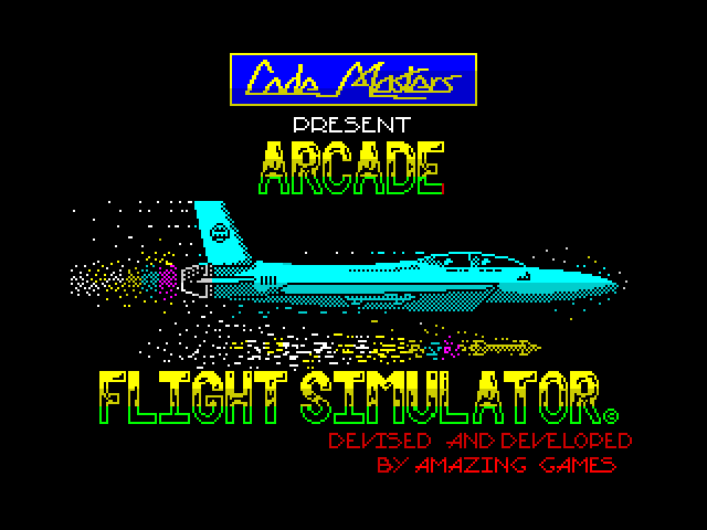 Arcade Flight Simulator — ZX SPECTRUM GAME ИГРА