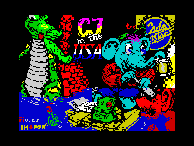 CJ in the USA — ZX SPECTRUM GAME ИГРА