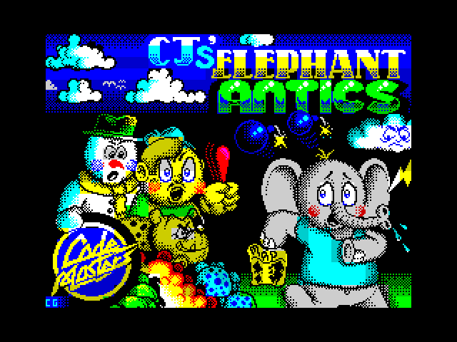 CJ's Elephant Antics — ZX SPECTRUM GAME