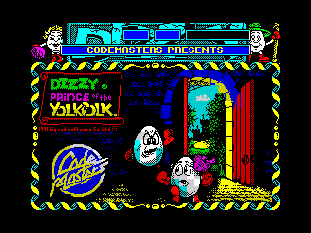 Dizzy, Prince of the YolkFolk — ZX SPECTRUM GAME ИГРА