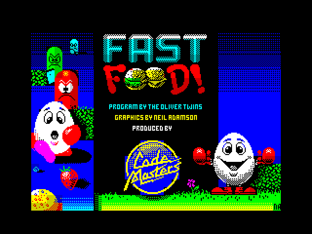 Fast Food — ZX SPECTRUM GAME ИГРА