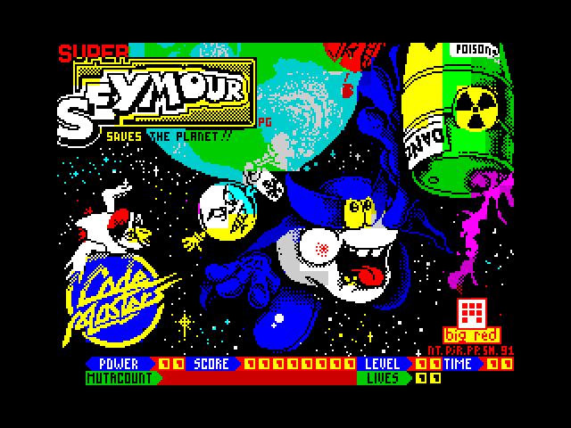 Super Seymour Saves the Planet — ZX SPECTRUM GAME ИГРА
