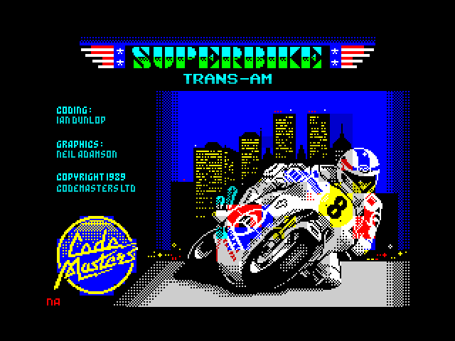 Super Bike TransAm — ZX SPECTRUM GAME ИГРА