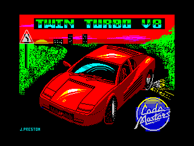 Twin Turbo V8 — ZX SPECTRUM GAME