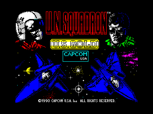 U.N. Squadron — ZX SPECTRUM GAME