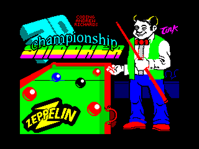 Championship 3D Snooker — ZX SPECTRUM GAME