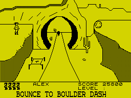 Cliff Hanger — ZX SPECTRUM GAME ИГРА